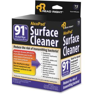 Read Right AlcoPad Surface Cleaner Wipes