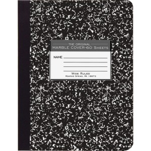 Roaring Spring Wide Ruled Hard Cover Composition Book