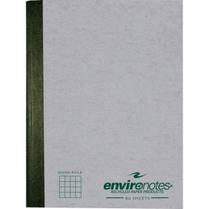 Roaring Spring Environotes 5x5 Graph Ruled Recycled Composition Book with Sustainable Paper
