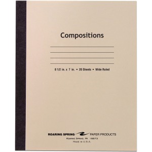 Roaring Spring Wide Ruled Flexible Cover Composition Book