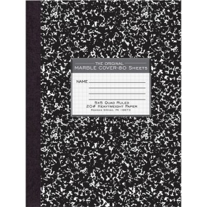 Roaring Spring Black Marble Composition Book