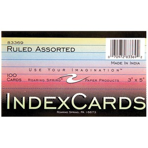 Roaring Spring Index Cards