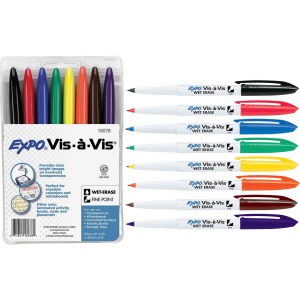 Expo Vis-A-Vis Wet-Erase Markers