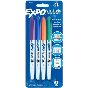 Expo Vis-A-Vis Wet-Erase Markers