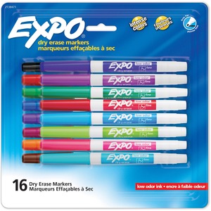 Expo Low-Odor Dry Erase Fine Tip Markers