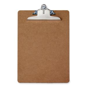 Saunders Brown Hardboard Clipboards