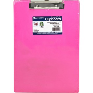 Saunders Neon Plastic Clipboards