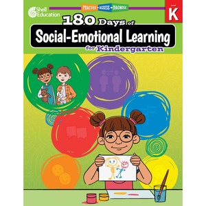 Shell Education 180 Days of Social-Emotional Learning for Kindergarten Printed Book by Jodene Lynn Smith, Brenda Van Dixhorn