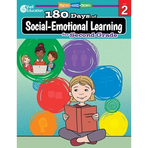 Shell Education 180 Days of Social-Emotional Learning for Second Grade Printed Book by Kris Hinrichsen