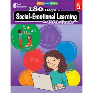 Shell Education 180 Days of Social-Emotional Learning for Fifth Grade Printed Book by Kayse Hinrichsen