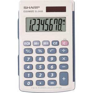 Sharp Calculators Handheld Calculator with Hard Case