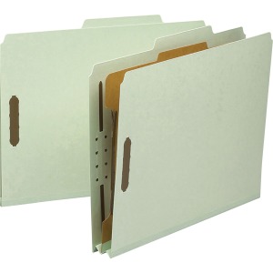 Smead 2/5 Tab Cut Letter Recycled Classification Folder