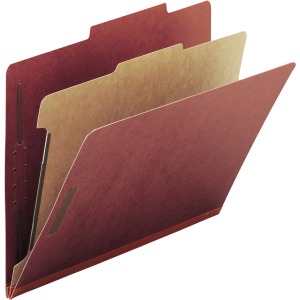 Smead 2/5 Tab Cut Letter Recycled Classification Folder