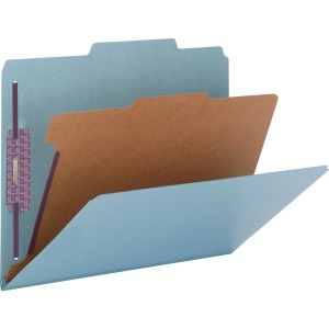 Smead SafeSHIELD 2/5 Tab Cut Letter Recycled Classification Folder