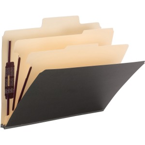 Smead SuperTab 2/5 Tab Cut Letter Recycled Classification Folder