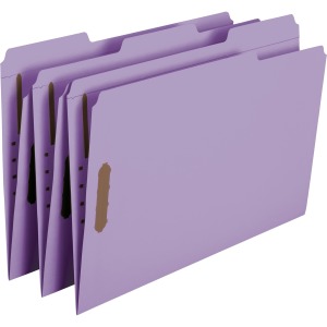 Smead 1/3 Tab Cut Legal Recycled Fastener Folder