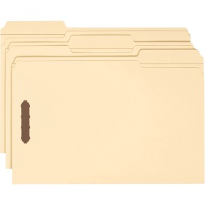 Smead 1/3 Tab Cut Legal Recycled Fastener Folder