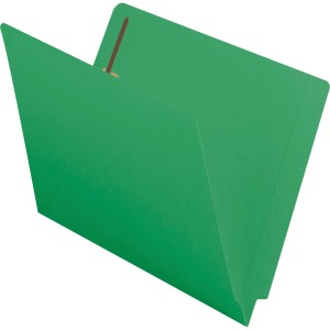 Smead Shelf-Master Straight Tab Cut Letter Recycled Fastener Folder