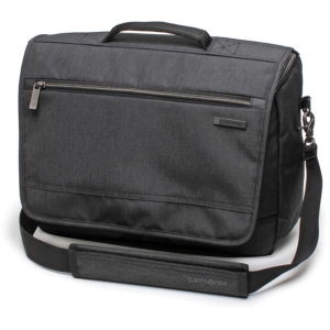 Samsonite Modern Utility Carrying Case (Messenger) for 15.6" Apple iPad Notebook, Tablet - Charcoal Heather, Charcoal