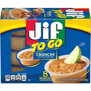 Jif To Go Peanut Butter Cups - Chunky