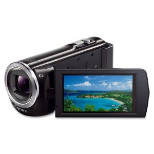 Sony Handycam HDR-CX380/B Digital Camcorder - 3" - Touchscreen LCD - Exmor R CMOS - Full HD - Black