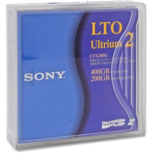 Sony LTO Ultrium Tape Cartridge, 200GB/400GB Capacity