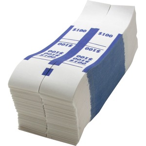 Sparco White Kraft ABA Bill Straps