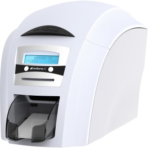 SICURIX Magicard Enduro 3E Single Sided Desktop Dye Sublimation/Thermal Transfer Printer - Color - Card Print - Ethernet - USB - White