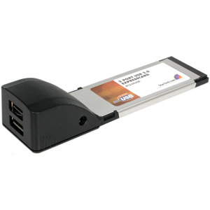 StarTech.com 2 Port ExpressCard Laptop USB 2.0 Adapter Card - USB adapter - ExpressCard - USB, Hi-Speed USB - 2 ports