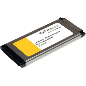 StarTech.com 1 Port Flush Mount ExpressCard SuperSpeed USB 3.0 Card Adapter with UASP Support - 5Gbps