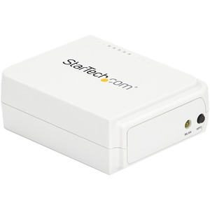 StarTech.com 1 Port USB Wireless N Network Print Server with 10/100 Mbps Ethernet Port - 802.11 b/g/n