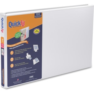 QuickFit D-ring Ledger Binder