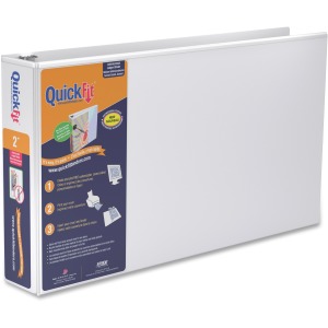 QuickFit D-ring Ledger Binder