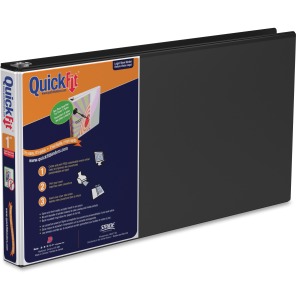 QuickFit Landscape Round Ring View Binder for Spreadsheets