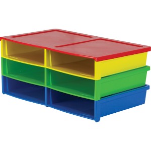 QUICK STACK LITERATURE ORGANIZER 6 COMPARTMENTS