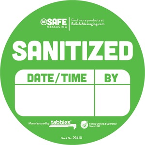 Tabbies Multi-Surface Sanitization Labels