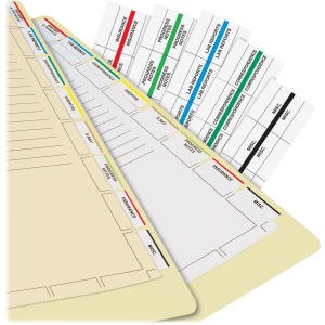 Tabbies Medical Chart Index Divider Sheets