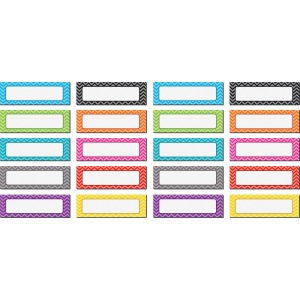 Teacher Created Resources Chevron Labels Magnet Accents