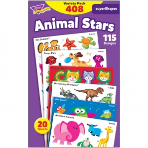 Trend Animal Fun Stickers Variety Pack