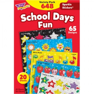 Trend Sparkle Stickers School Days Fun Stickers