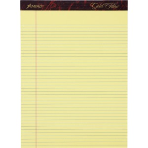 Ampad Ampad Gold Fibre Narrow Rule Writing Pads