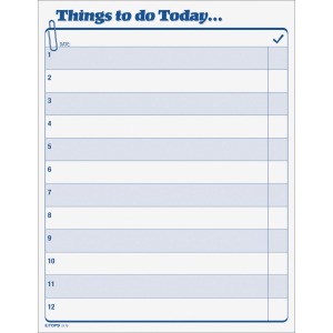 TOPS Things To Do Today Pad