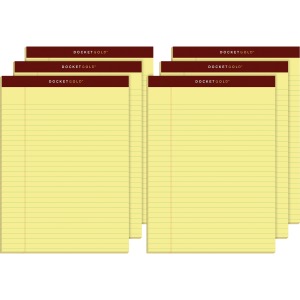 TOPS Docket Gold Legal Pads - Letter