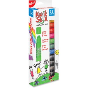 The Pencil Grip Kwik Stix 12-color Solid Tempera Paint