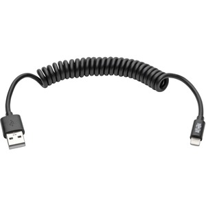 Tripp Lite Lightning Connector USB Coiled Cable