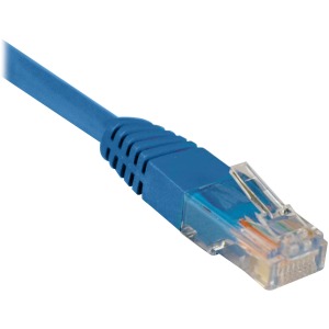 Tripp Lite by Eaton Cat5e 350 MHz Molded (UTP) Ethernet Cable (RJ45 M/M) PoE - Blue 25 ft. (7.62 m)