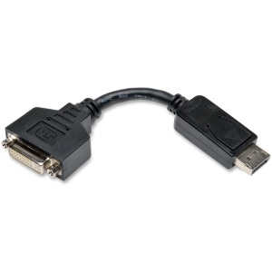 Eaton Tripp Lite Series DisplayPort to DVI-I Adapter Cable (M/F), 6 in. (15.2 cm)