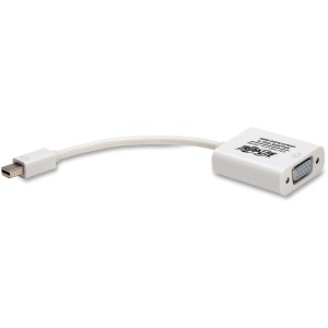 Tripp Lite 6in Mini DisplayPort to VGA Adapter Active Converter mDP to VGA M/F 6"