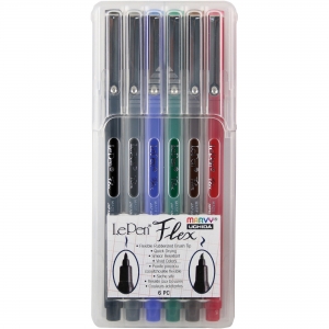 Marvy LePen Flex Brush Tip Pen Set