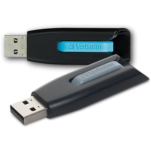 128GB Store 'n' Go® V3 USB 3.2 Gen 1 Flash Drive - 2pk - Blue, Gray